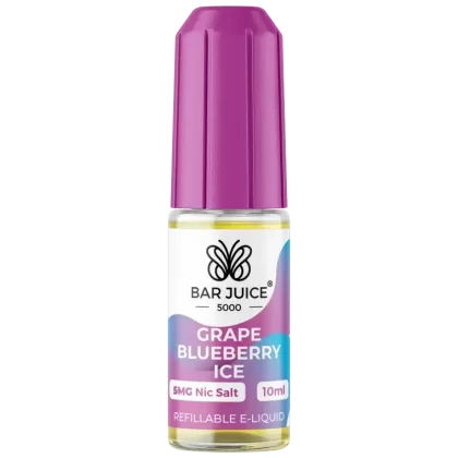 Bar Juice 5000 Grape Blueberry Ice Nic Salt - Vape Product, Vape Product (E9F28E)