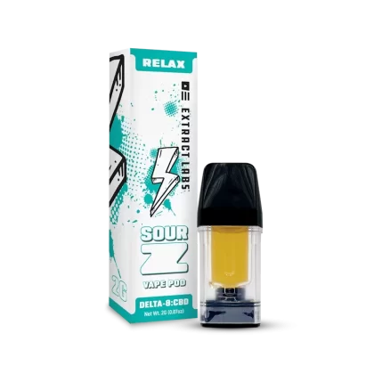 Extract Labs Delta 8 Relax Pod | Sour Z | Hybrid