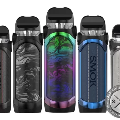 SMOK IPX80 80W Pod Mod Kit - Black Carbon Fiber, Blue