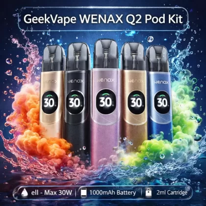 GeekVape WENAX Q2 Pod Kit - Lilac Purple - Vapeciga