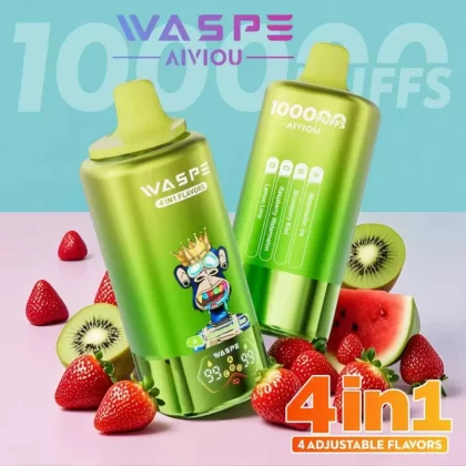 WASPE 100K | 4-in-1 quad option, 100000 puffs, bulk disposable vape - Aiviouvapes