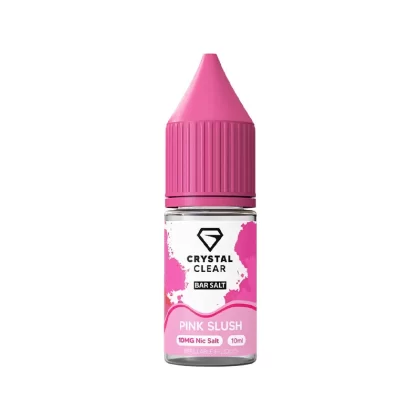 Crystal Clear Bar Salts Pink Slush Nic Salt Vape Juice - 10mg