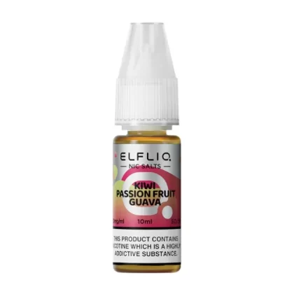 Kiwi Passionfruit Guava Nic Salt E Liquid by ELFLIQ