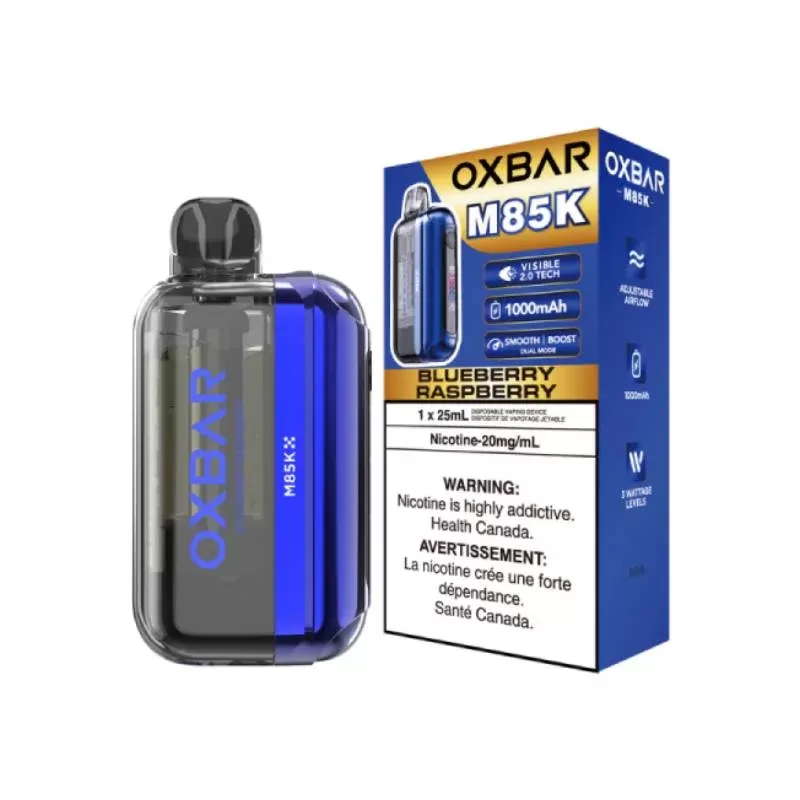 Oxbar M85K – Blueberry Raspberry Disposable Vape