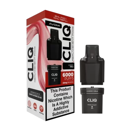 Cherry Cola Avomi Cliq 6000 Refill Pack - Vapeshop Co