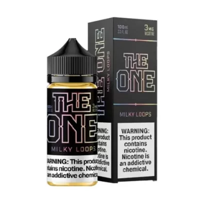 The One Milky Loops 100ml E-Juice - Eliquidsupply