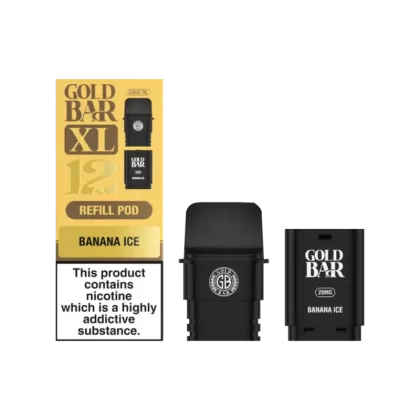 Banana Ice Gold Bar XL Refill Pack - Ecigwizard