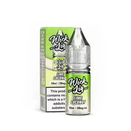 Wick Liq Bar Juice Lime Coconut 10ml Nic Salts E-Liquid - Vape Product, Vape Product