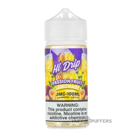 Hi-Drip – Passion Fruit Lemonade 100mL - Vape Product, Vape Product