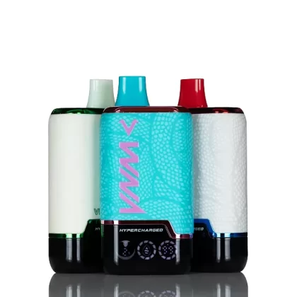 VNM Hypercharged VM25000 25K Puffs Disposable 20mL - Blue Razz Ice, Bomb Pop