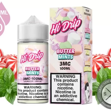 Butter Mints HI DRIP E-Liquids 100ml
