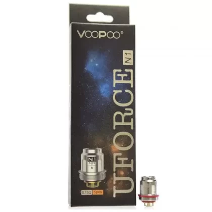VooPoo UForce N1 Replacement Coil 5-Pack, 0.13