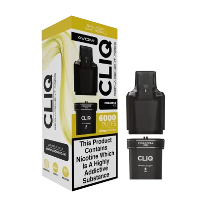 Pineapple Ice Avomi Cliq 6000 Refill Pack - Vapeshop Co