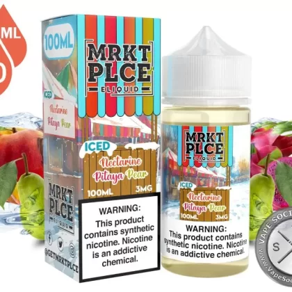 Iced Nectarine Pitaya Pear by MRKT PLCE 100ml - Vape Product, Vape Product
