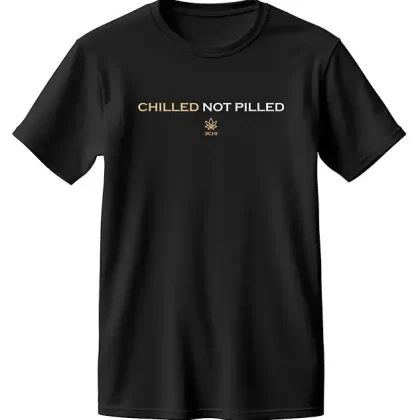 3CHI Chilled Not Pilled Tee - size#X-Small>Small>Medium>Large>X-Large>2X-Large>3X-Large>4X-Large (B4B4CE)