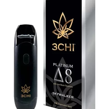 3Chi Platinum Live Resin Delta 8 THC Disposable 2ml