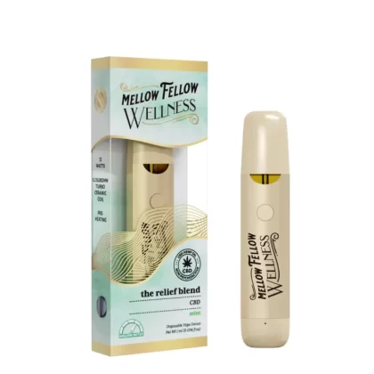 Mellow Fellow Wellness CBD Disposable – Relief Blend 1 Gram - Discountvapepen