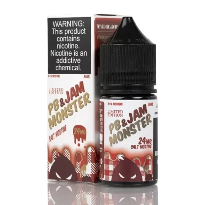 Strawberry – PB and Jam Monster Salts – 30mL