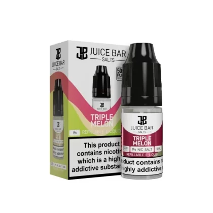 Triple Melon 5x 10ml Nic Salt Juice Bar 5000 E Liquid