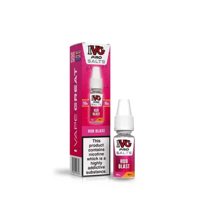 IVG Pro Salts Hub Blast 10ml E-Liquid - 10mg