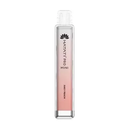 Juicy Peach Hayati Pro 600 Puffs Mini Disposable Vapes 20mg – Hayati Pro Mini