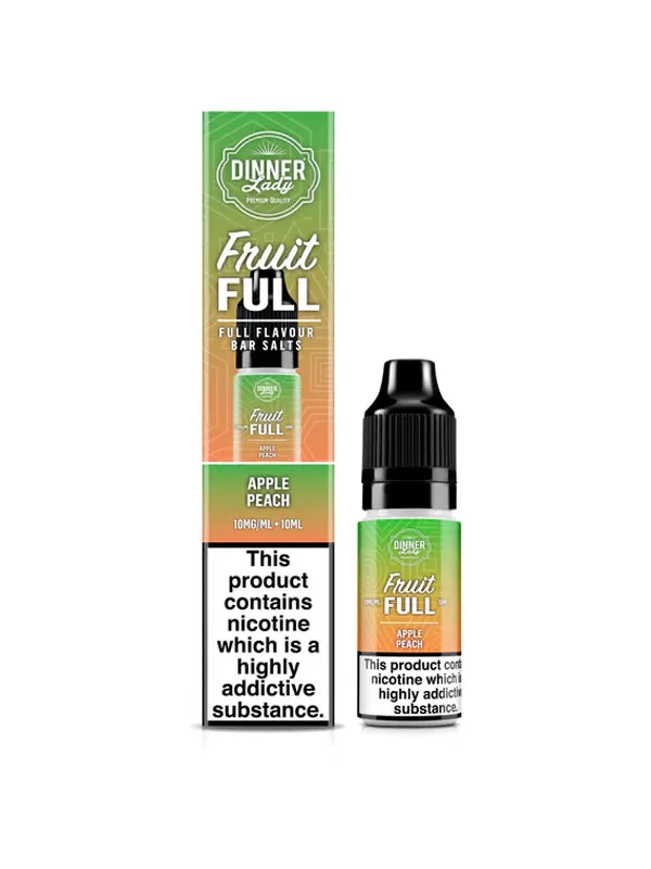 Apple Peach Fruit FULL Nic Salt E-Liquid by Dinner Lady - 20mg - Image 2