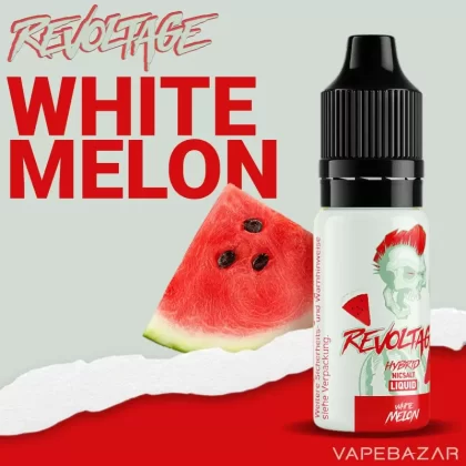 Revoltage Hybrid Nicsalt Liquid – White Melon - Vapebazar