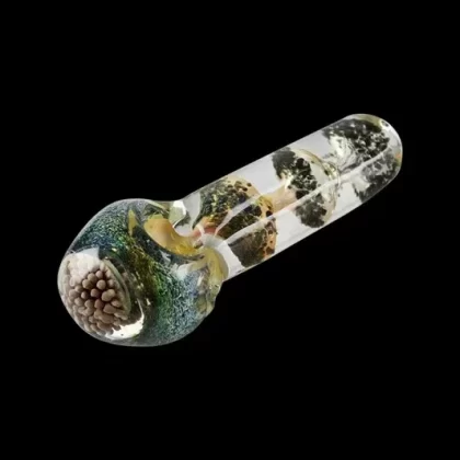 Fritted Glass Spoon Pipe - Ejuicewarehouse