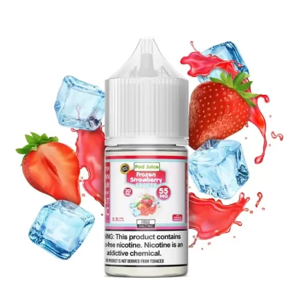 Frozen Strawberry FREEZE SALT – Pod Juice – 30mL