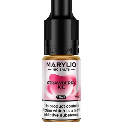 Lost Mary Maryliq Strawberry Ice Nic Salt Vape Juice - Strength 10mg