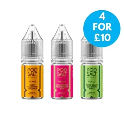 20mg Pod Salt Nexus 10ml Nic Salt (50VG/50PG) - Vape Co
