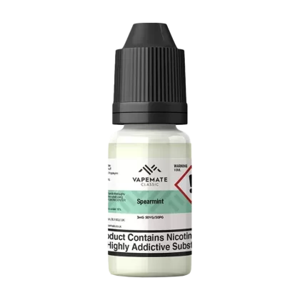 Vapemate Classic Spearmint 10ml - Blend#50VG / 50PG>70VG / 30PG0mg>12mg>18mg>3mg>6mg