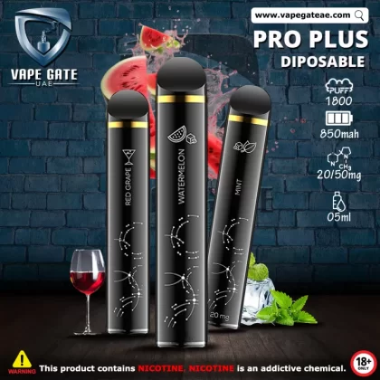 Pro Plus - Swiss Design 1800 Puffs Disposable Vape - 20 mg / Grape
