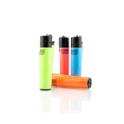 Clipper Micro Lighter - Color#Yellow>Orange>Red>Blue>Green>Black>Pink