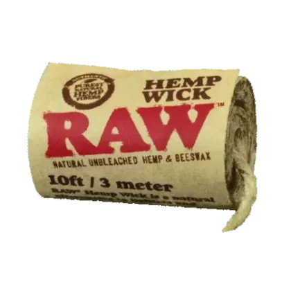 Raw Hemp Wick 10ft