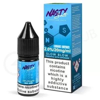 Slow Blow Nic Salt E-liquid by Nasty Salts - Ecigpremium