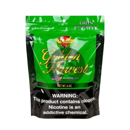 Golden Harvest Mint Blend Pipe Tobacco 6 oz. Bag - Ejuicewarehouse