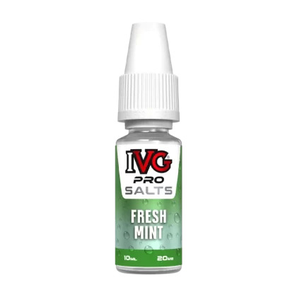 Fresh Mint Nic Salt by IVG Pro - 10ml - 10mg - Vape Product (F822EF)