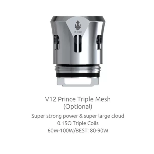 SMOK TFV12 V12 PRINCE Replacement Mesh Coils Tank (3PCS-PACK) - Double Mesh Coil 0.2ohm - Image 2