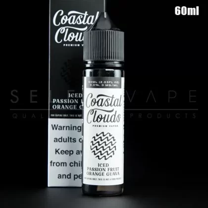 Coastal Clouds – Iced Passion Fruit Orange Guava Eliquid 60ml