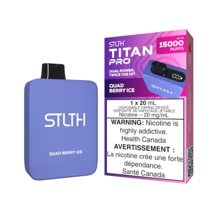 STLTH TITAN PRO - Quad Berry Ice - 20 mg/mL (wholeseller) - Excise ON, 20 mg/mL - ON