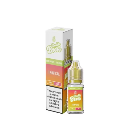 Ohm Brew Double Brew Tropical 10ml Nic Salt E-Liquid - 20mg