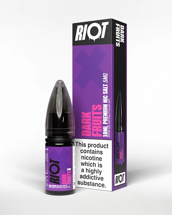 Dark Fruits Nic Salt E-Liquid - Riot X - Image 3