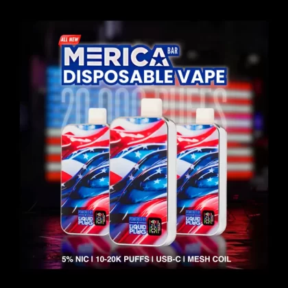 MERICA BAR 20K Puff Disposable Device - 20000 Puffs - Pink Cotton Candy