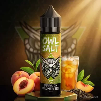 OWL Salt Longfill Pfirsich Grüner Tee Aroma 10ml in 60ml