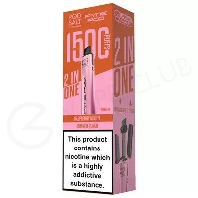 Pyne Pod 2 in 1 Vape Kit Pod Salt Edition - Flavour#Berry Edition Kit>Blue Edition Kit>Cherry Edition Kit>Lemonade Edition Kit>Mango Edition Kit>Mint Edition Kit>Pineapple Edition Kit>Summer