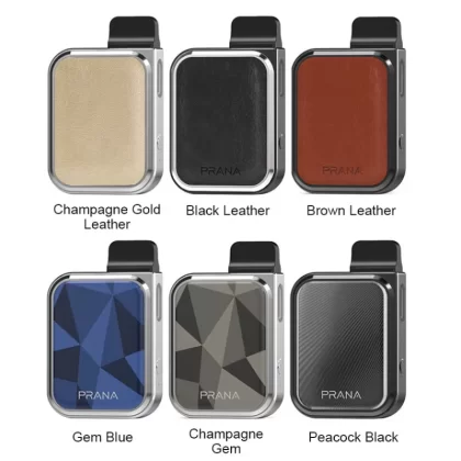 Lost Vape Prana Pod System Kit 500mAh & 1ml - Leather Champagne Gold