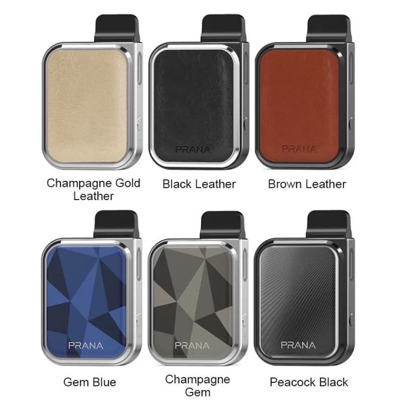 Lost Vape Prana Pod System Kit 500mAh & 1ml - Leather Champagne Gold