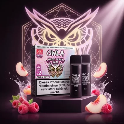 OWLA Pods – White Peach Razz (2er Pack)