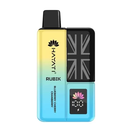 Hayati Rubik 7000 Puffs Blueberry Cherry Cranberry - Vape Store